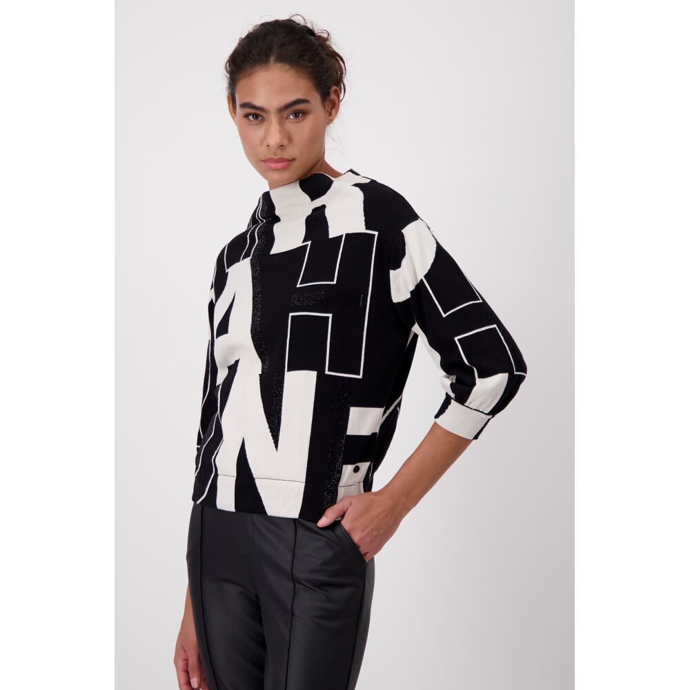 Monari trui zwart clearance